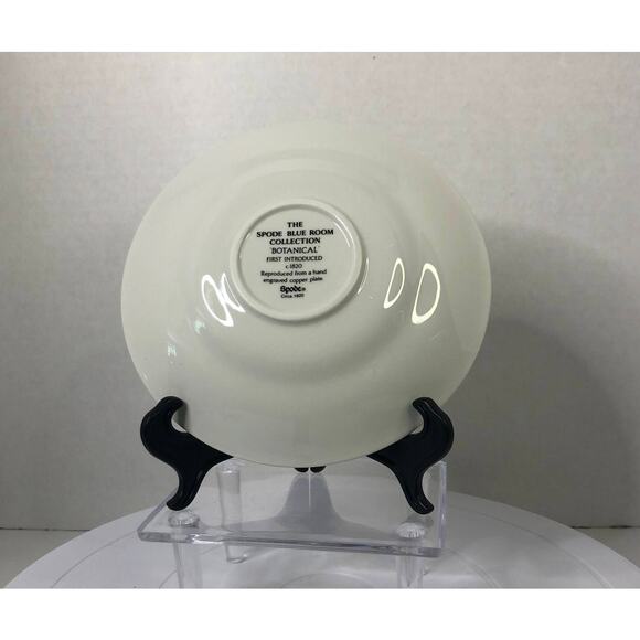 The Spode Blue Room Collection Botanical Teacup and Saucer - Picture 6 of 11